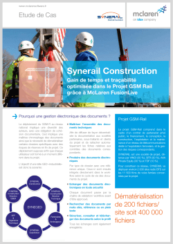 Synerail Construction - Etude de Cas (PDF)