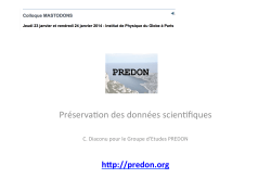 PREDON - CNRS