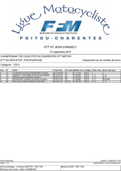 classement par ligue equipages - Moto Club Angerien MCA