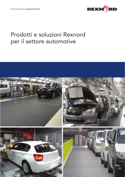 Prodotti e soluzioni Rexnord per il settore automotive