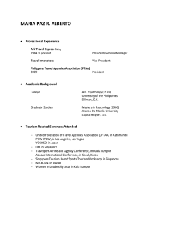Maria Paz R. Alberto - Resume - Duty Free Philippines Corporation