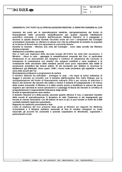 il ministro giannini al cun