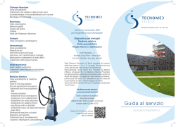 Guida al servizio - Tecnomed Verona