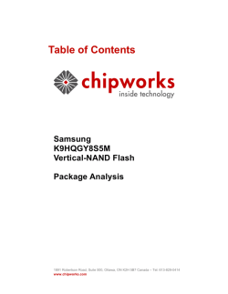 Table of Contents