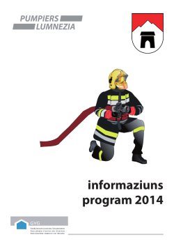 Informaziuns davart il program 2014