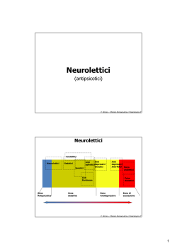 Neurolettici - Facoltà di Farmacia