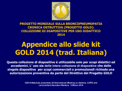 Appendice allo slide kit GOLD 2014 (trad. Italiana)