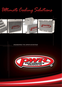PWR - Product Brochure