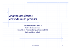 Ecarts et contr&ocirc;le de gestion 4