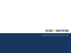 Scarica la brochure - Euro Sistemi S.r.l.