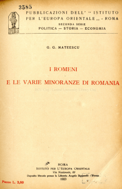 3585 i romeni e le varie minoranze di romania