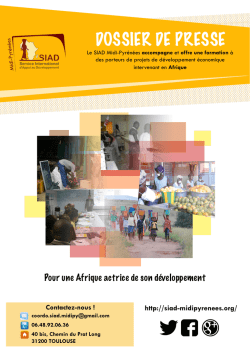 DOSSIER DE PRESSE avril 2014 SIAD Midi