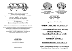 scarica il volantino - VPU - Volontari per la Promozione Umana