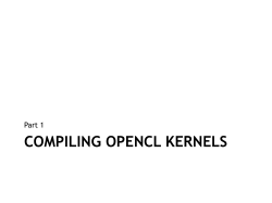 Advanced OpenCL training slides - Department of Computer Science