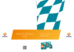 Lubricantes veh&iacute;culos ligeros