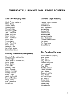 thursday pul summer 2014 league rosters-1