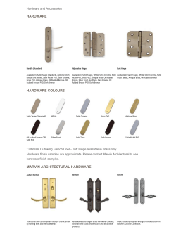 Accessories - Marvin Architectural