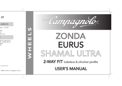 Manuel utilisateur roues Zonda 2-Way-Fit