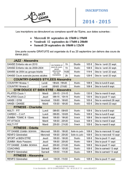 INSCRIPTIONS
