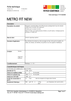 Technisches Merkblatt