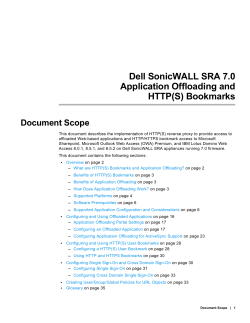 Benefits of Application Offloading - Support