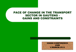 Dr I Vadi - Issues underline the slow progress