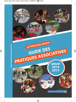 Guide associations 2014-2015 - La-Fert&eacute;-sous