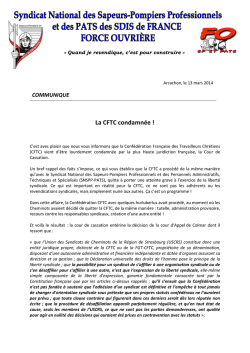 La CFTC condamn&eacute;e ! - Snspp-45
