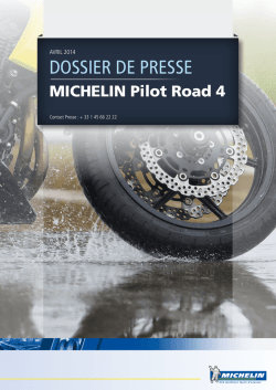 DOSSIER DE PRESSE - michelin media event