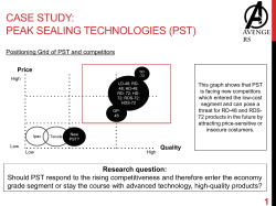 CASE STUDY: PEAK SEALING TECHNOLOGIES (PST)