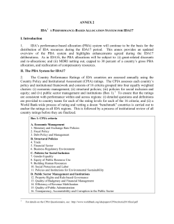 Annex 2 of the IDA17 Replenishment Report