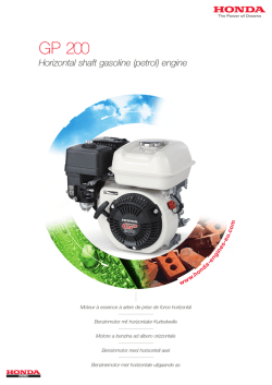GP 200 - Honda Engines