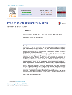 Full-text PDF - Progrès en Urologie