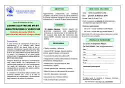 CABINE ELETTRICHE MT/BT MANUTENZIONE E VERIFICHE