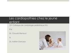 Drs Renaud et Dancea - CHU Sainte-Justine