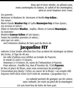 Jacqueline FEY