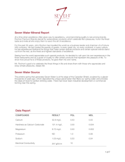 Mineral Report