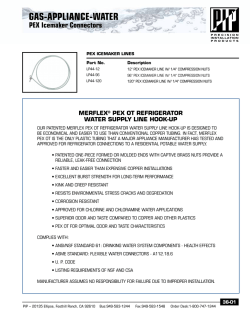 Download the PDF file - Precision Installation Products