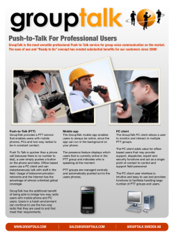 GroupTalk Push-to
