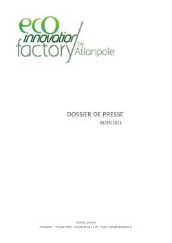 DOSSIER DE PRESSE EiF 2014