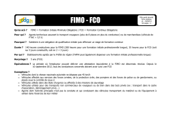 Fiche FIMO FCO 2014