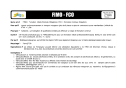 Fiche FIMO FCO 2014