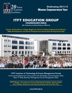 ITFT EDUCATION GROUP - ITFT College Chandigarh