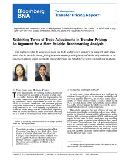 Rethinking Terms of Trade Adjustments in Transfer Pricing