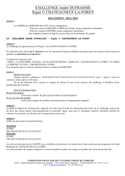 Le COMITE du LIMOUSIN de la FFC met - Archive-Host
