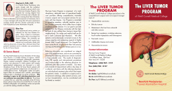 Liver Tumor Program brochure (click to view PDF)