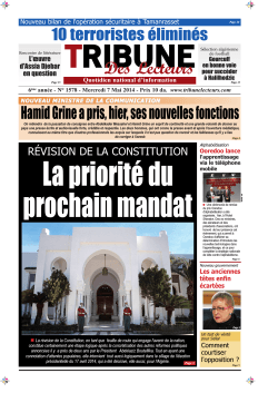 07-05-2014 - Tribune des lecteurs