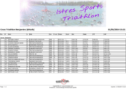 Cross Triathlon Benjamins (détails) 31/05/2014 15:21