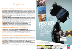 FESTIVAL - Mairie de Wissous