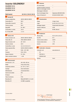 Inverter SOLENERGY - SOLUTRONIC ENERGY GMBH